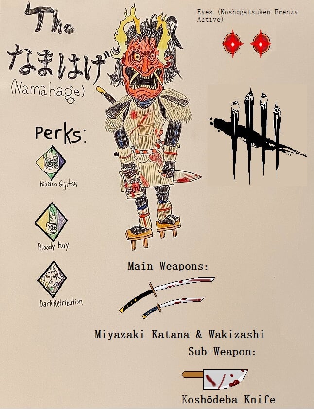 Dead By Daylight Fan Killer The Namahage.jpeg